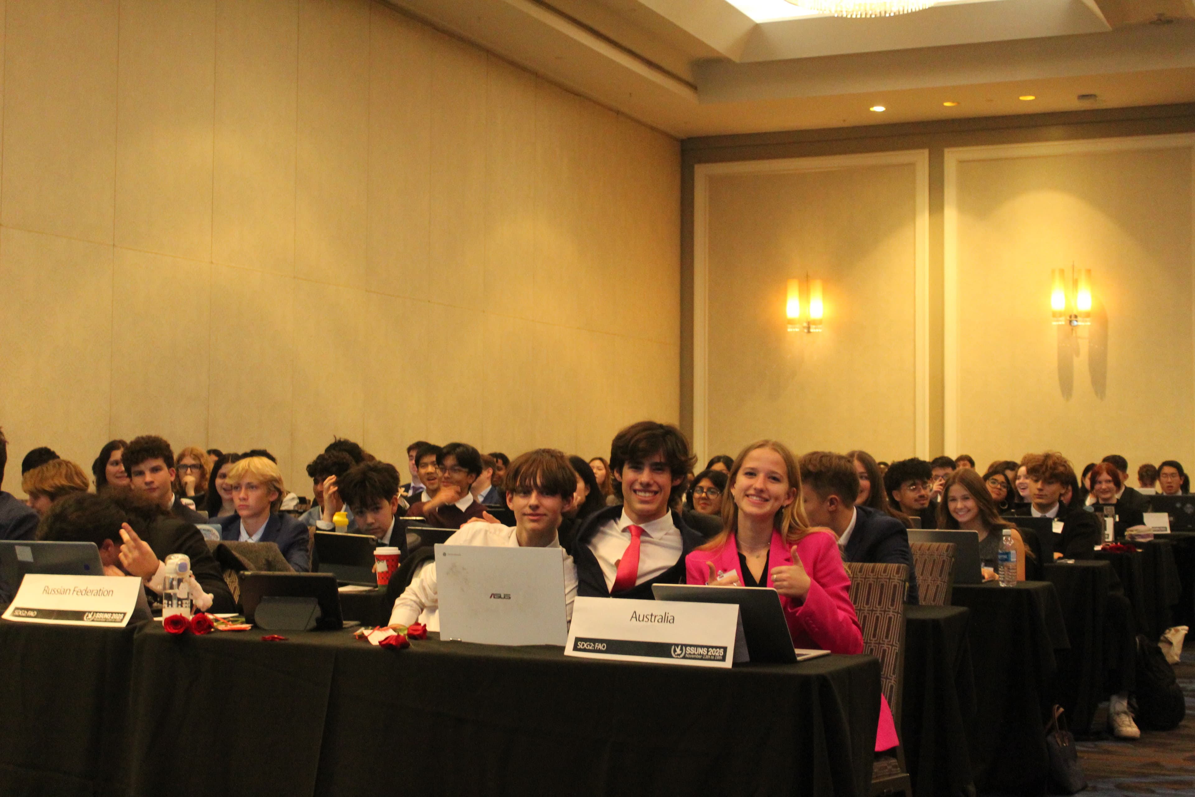 Delegates in session at SSUNS