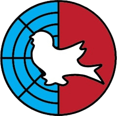 IRSAM emblem with dove and globe